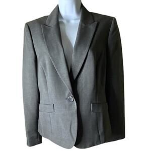 Nine West Blazer Suit Women 8 Notched Lapel Single Breasted Single Button Formal